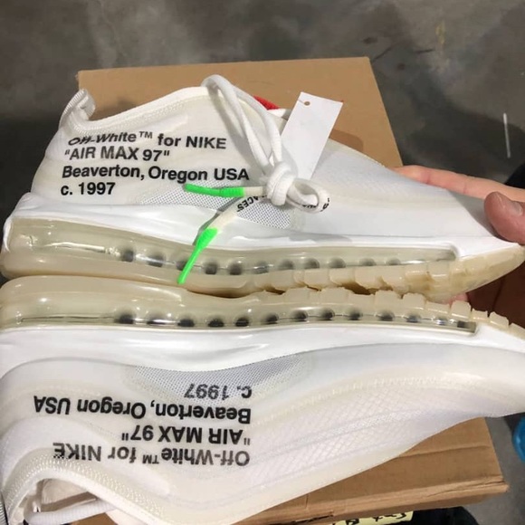 Air max 97 off white size 7.5, Ds, have receipt - Picture 2 of 8